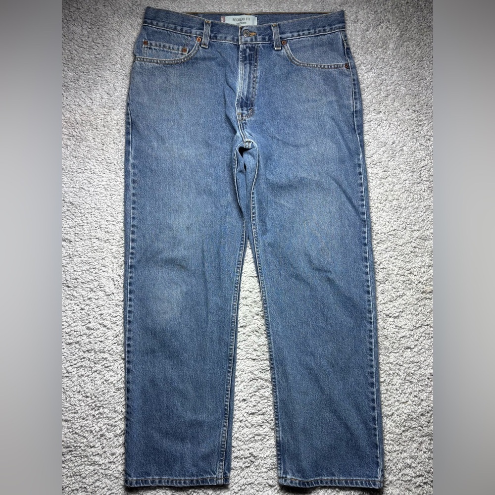 Levis Jeans Mens 36 x 30 505 Regular Baggy Relaxed Casual Work Utility Cotton